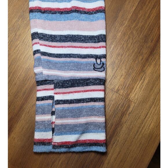 Cuddl Duds Softwear Cowl Neck Tunic Top XS Striped Long Sleeve Thumbholes EUC - Picture 10 of 10